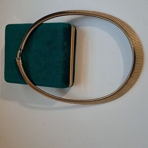 Vintage Park Lane Gold Tone Snake Collar Choker